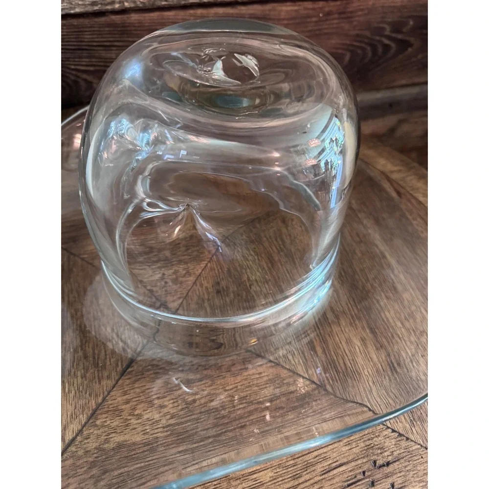 Vintage Blenko Glass Cowboy Hat Ice Bucket Centerpiece 16.5